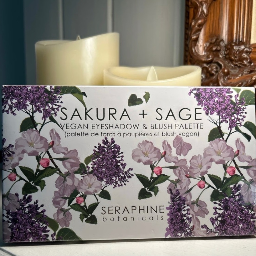 Sakura + Sage Vegan Eyeshadow & Blush Palette